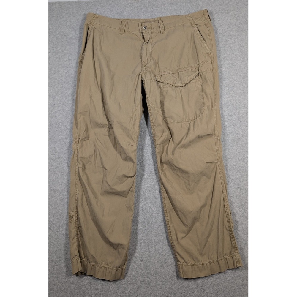 Polo by Ralph Lauren Men Pants 40x29 Vintage Cargo‎ Straight Utility Khaki